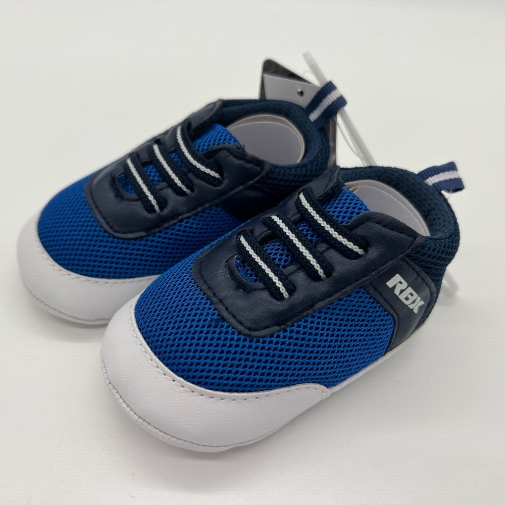 RBX Girls Boys Newborn Infant Sneakers Navy Blue 0-18 months size 3